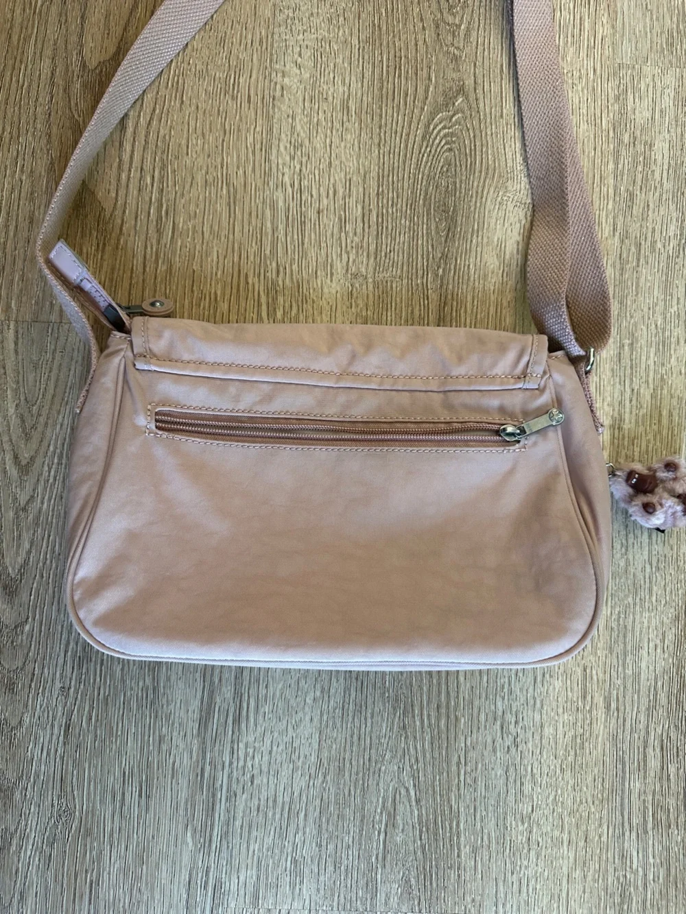 Kipling Sabian Blush Pink Crossbody Bag with Charm